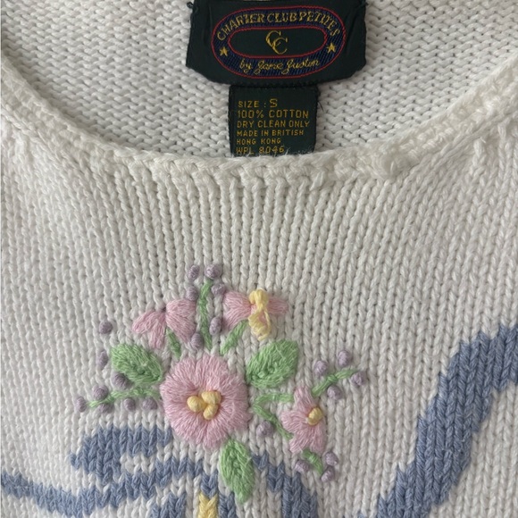 Vintage Sweaters - Vintage 80’s Floral Sweater Final Sale